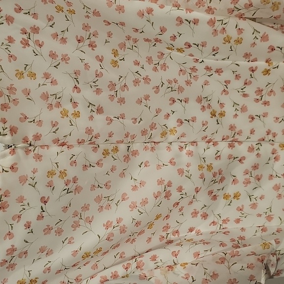 Aqua Chiffon Flutter Sleeve S/S Mini Dress Sz M MSRP $118 NWOT - Picture 9 of 9